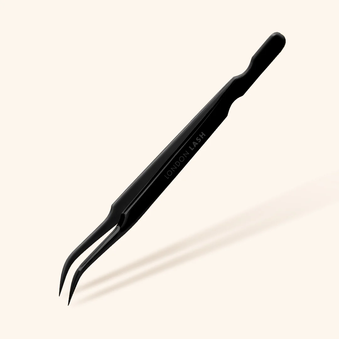 Curved Isolation Eyelash Extensions Tweezers - Image 3