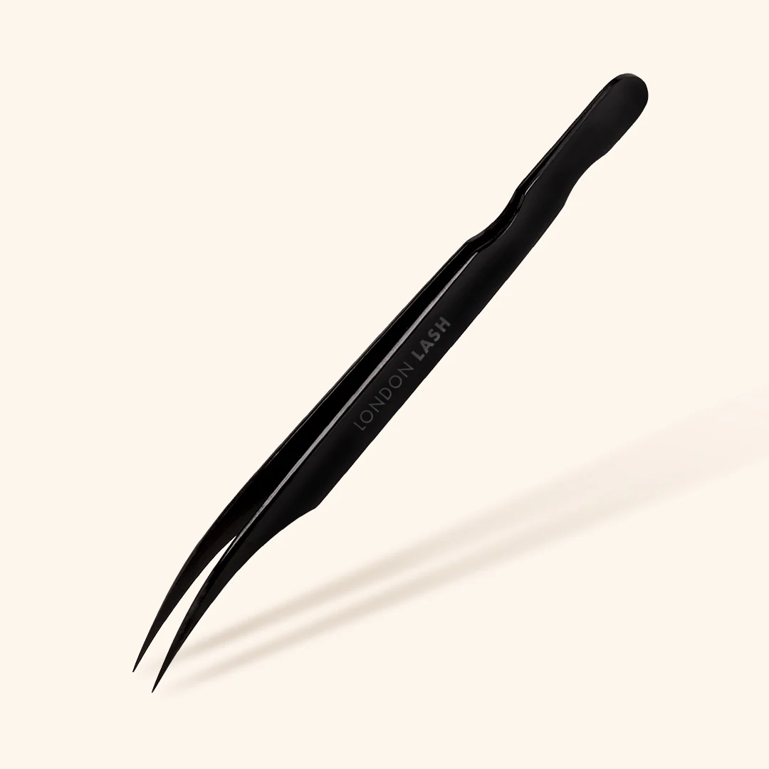 Angled Isolation Eyelash Extensions Tweezers - Image 3