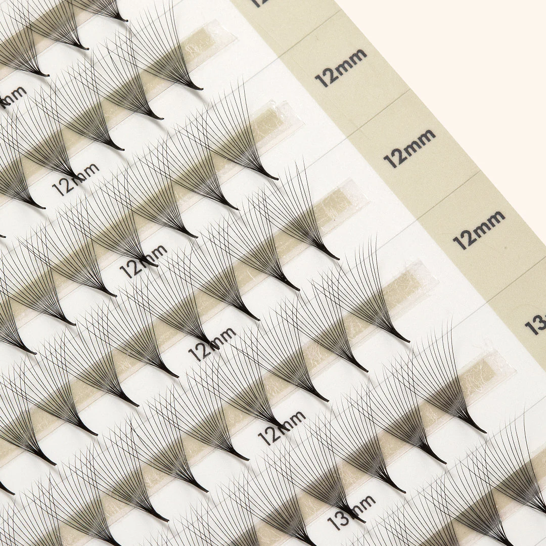 Narrow Premade/Promade Fans 14D 0.03 500 fans - Mixed Lengths - Image 4