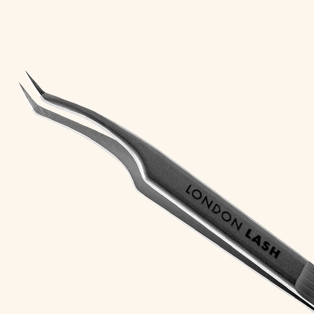 L-Shape Slim Volume Eyelash Extension Tweezers - Image 3